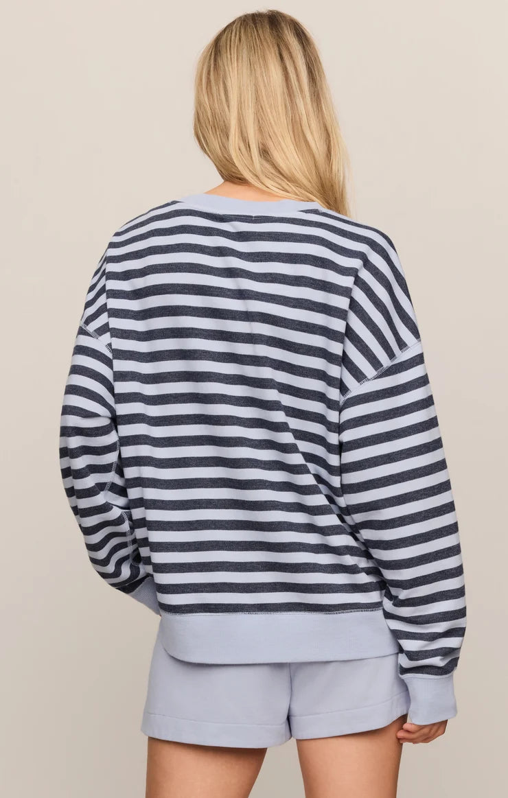 Z Supply - The Everyday Striped Crew Eclipse