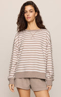 Z Supply - The Everyday Striped Crew Heather Ash