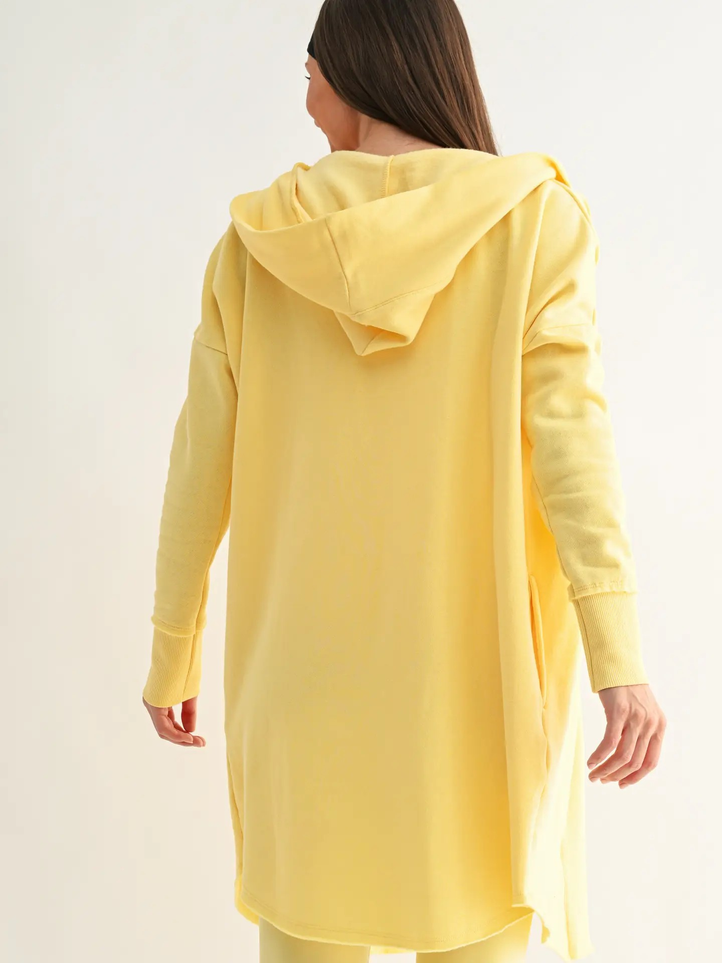 Longline Cardigan - Yellow Glow