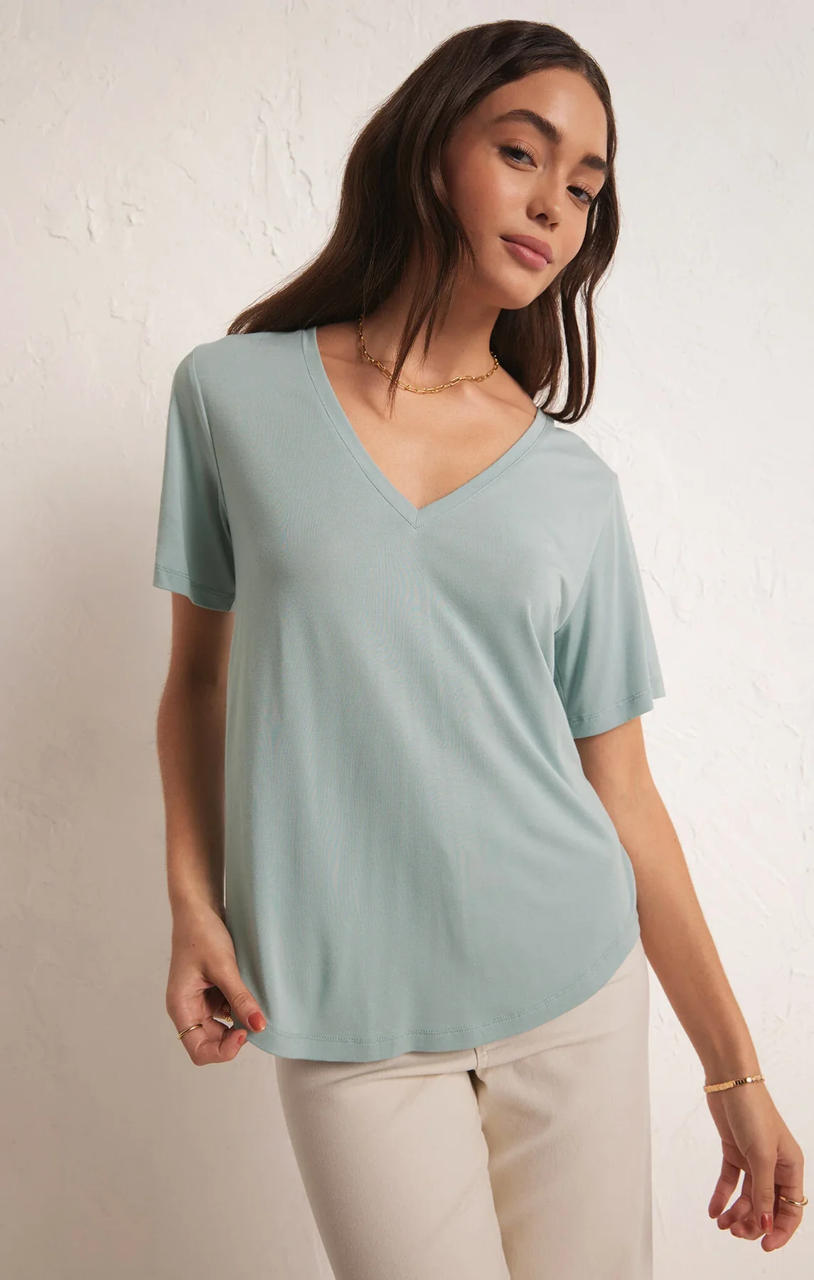 Z Supply Sammie V-Neck Tee