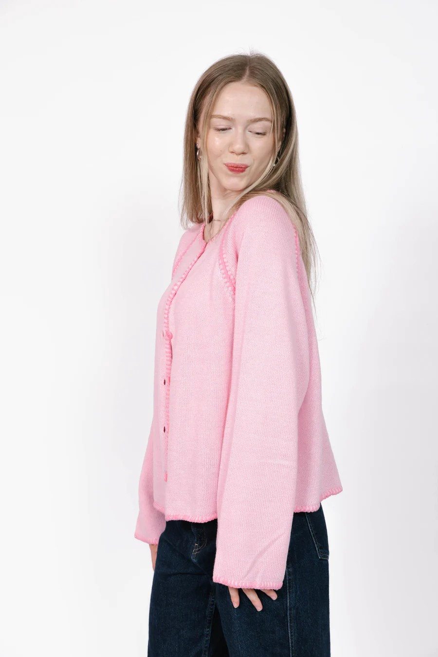 Rhea Smash & Tess Cardigan - Pink
