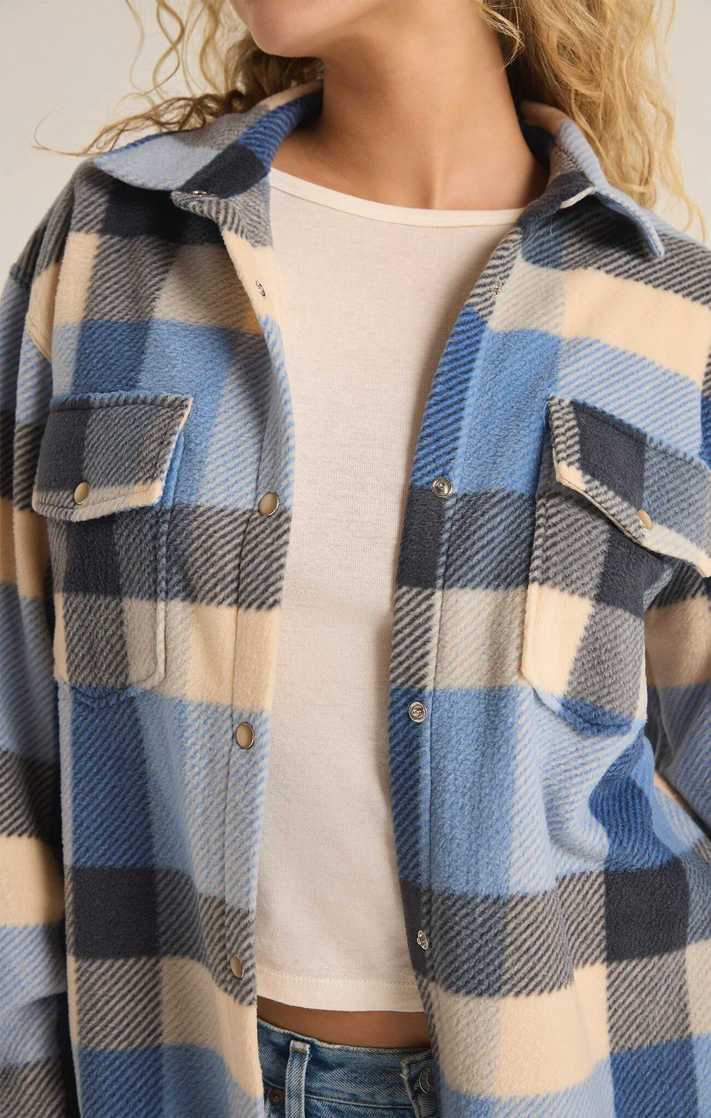 Hiker Fleece Jacket - Sea salt