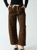 Leopard Barrel Pant