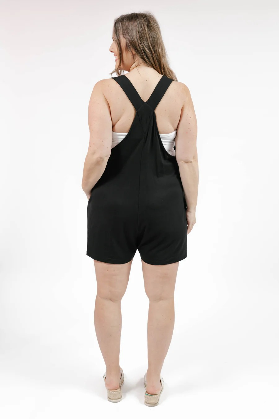 Shorty Romper - Black