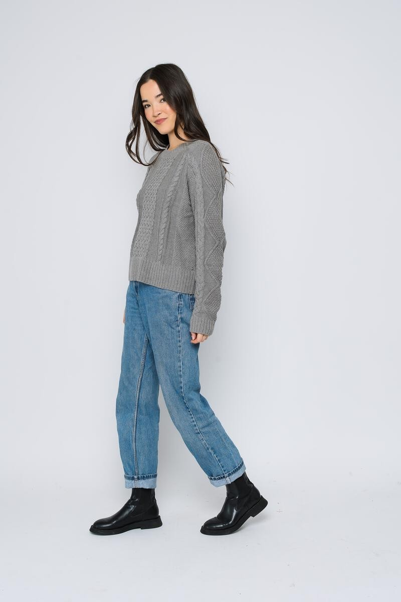 Willa Cabled Raglan