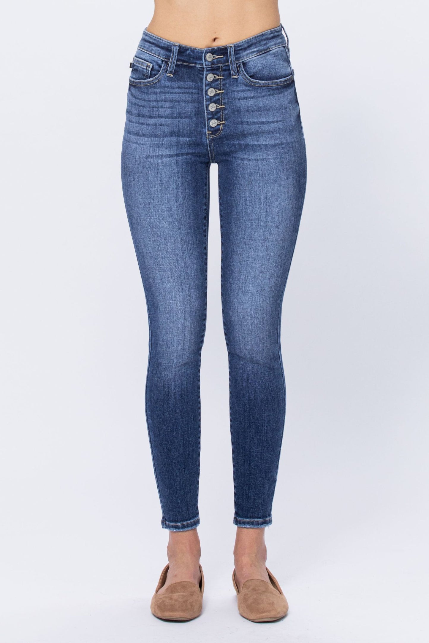 Judy Blue HI-Rise Button Fly Skinny
