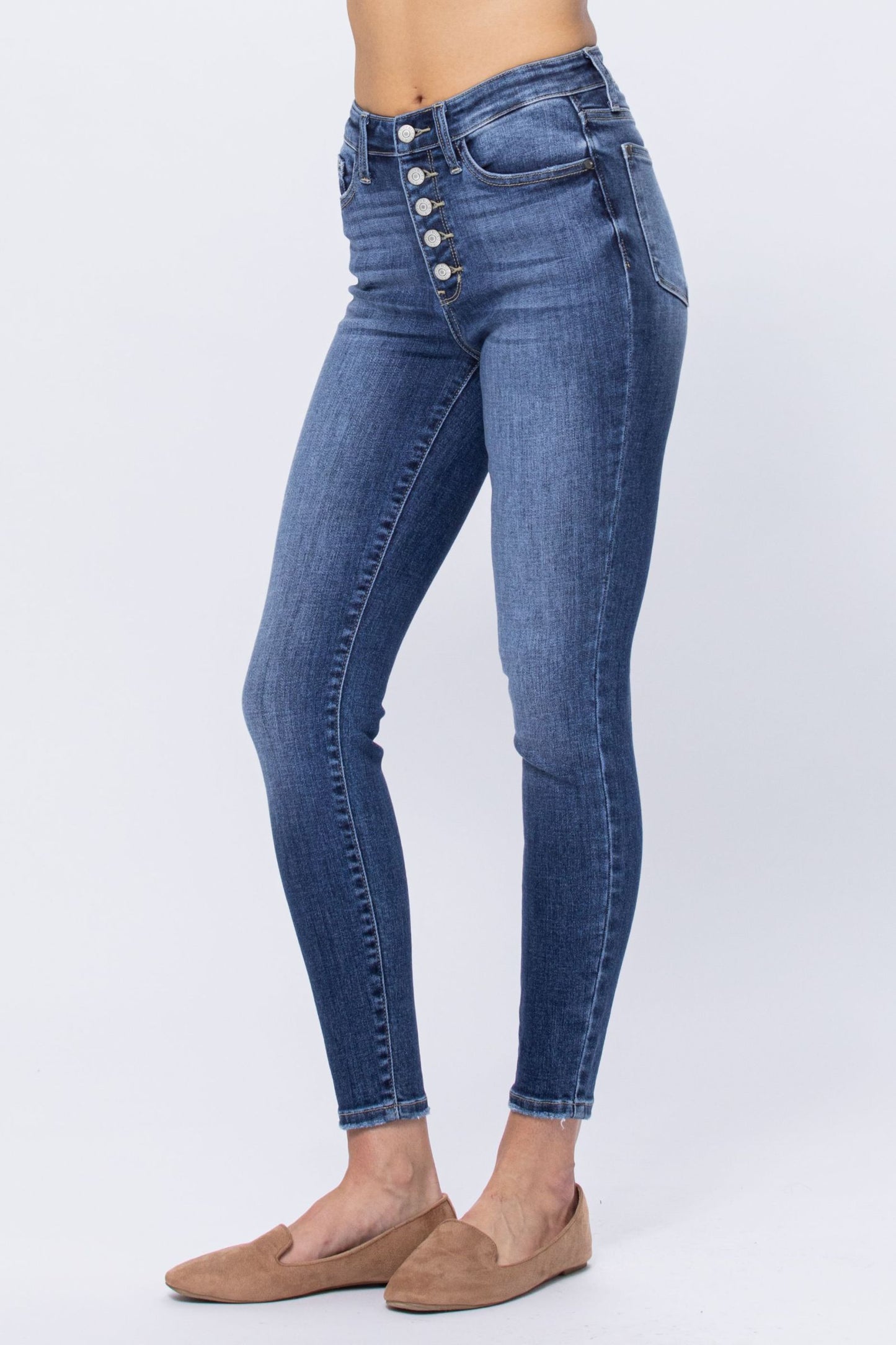 Judy Blue HI-Rise Button Fly Skinny