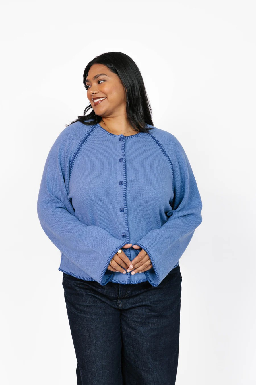 Rhea Smash & Tess Cardigan - Blue