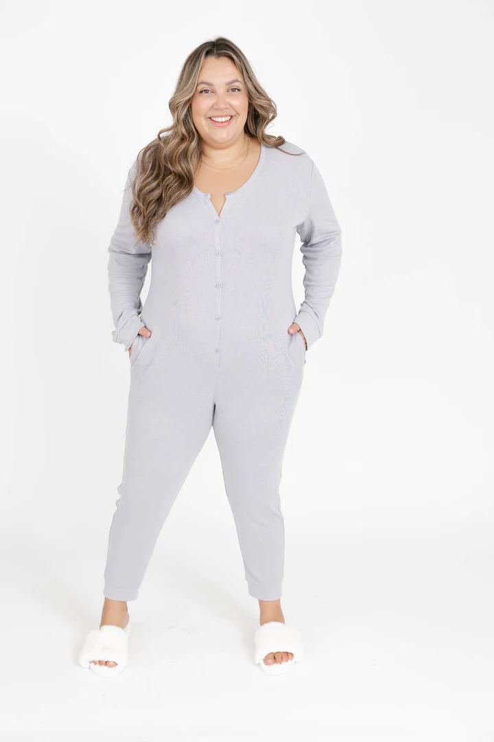 S & T Poppy Romper - Grey