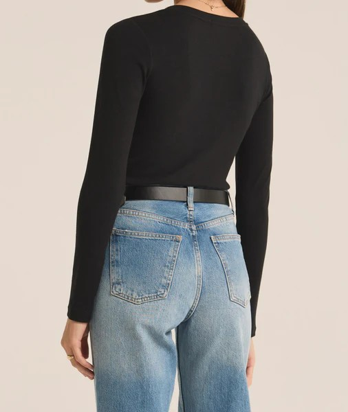 Samara Rib Henley Bodysuit