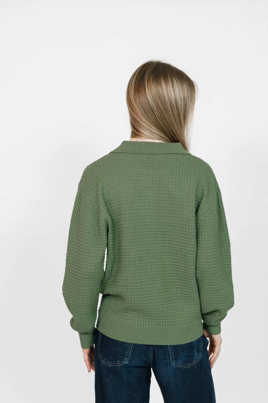 Megan sweater - matcha green
