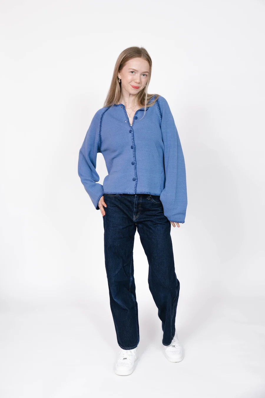 Rhea Smash & Tess Cardigan - Blue