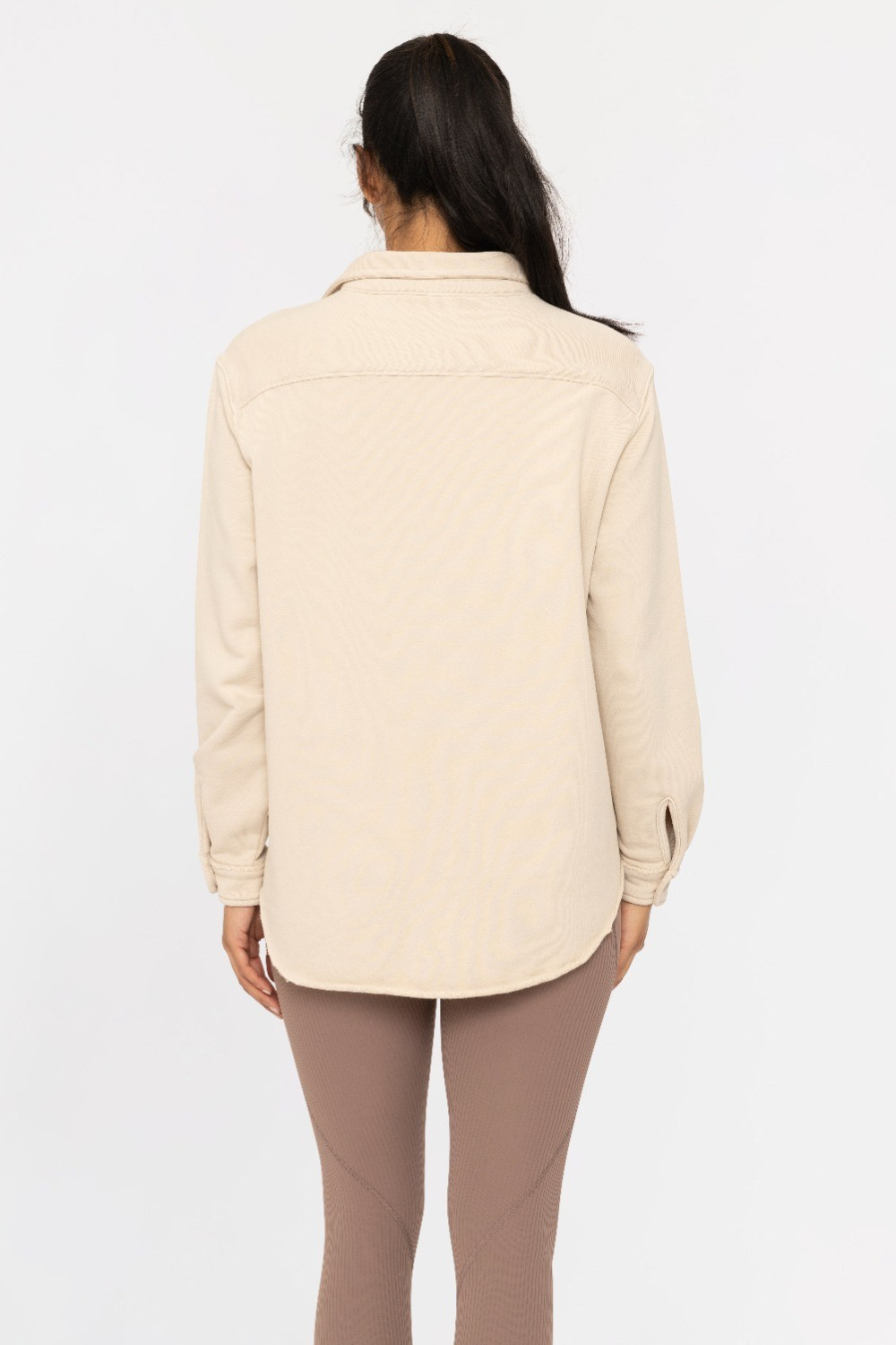 RawEdge Shacket - Tan
