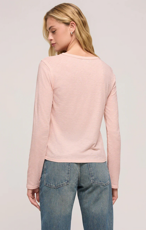 Arlet Slub Top - Pink Salt