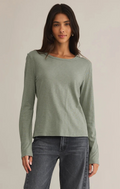 Arlet Slub Top - Sage Green
