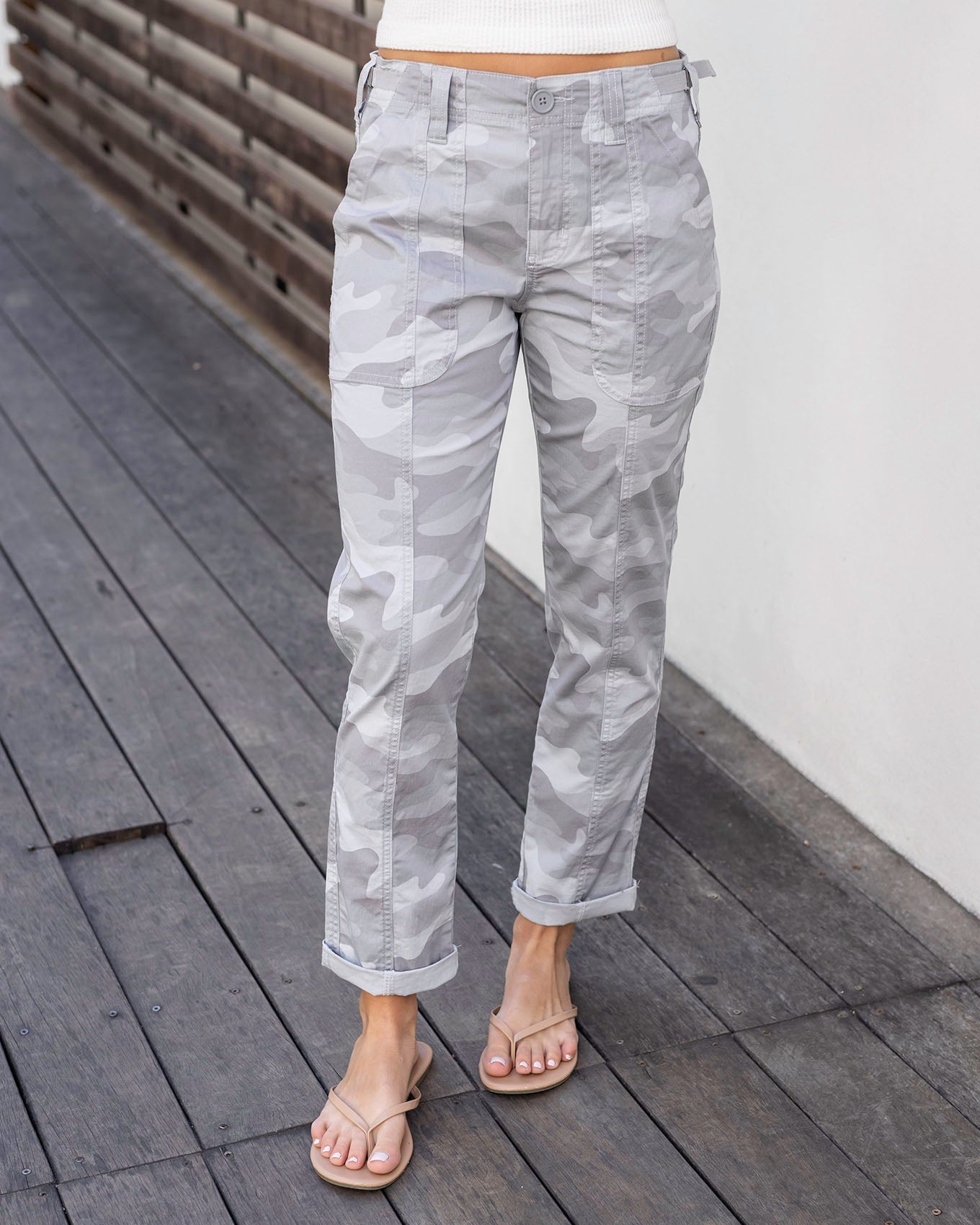 Camper Cargo Pants In Camo