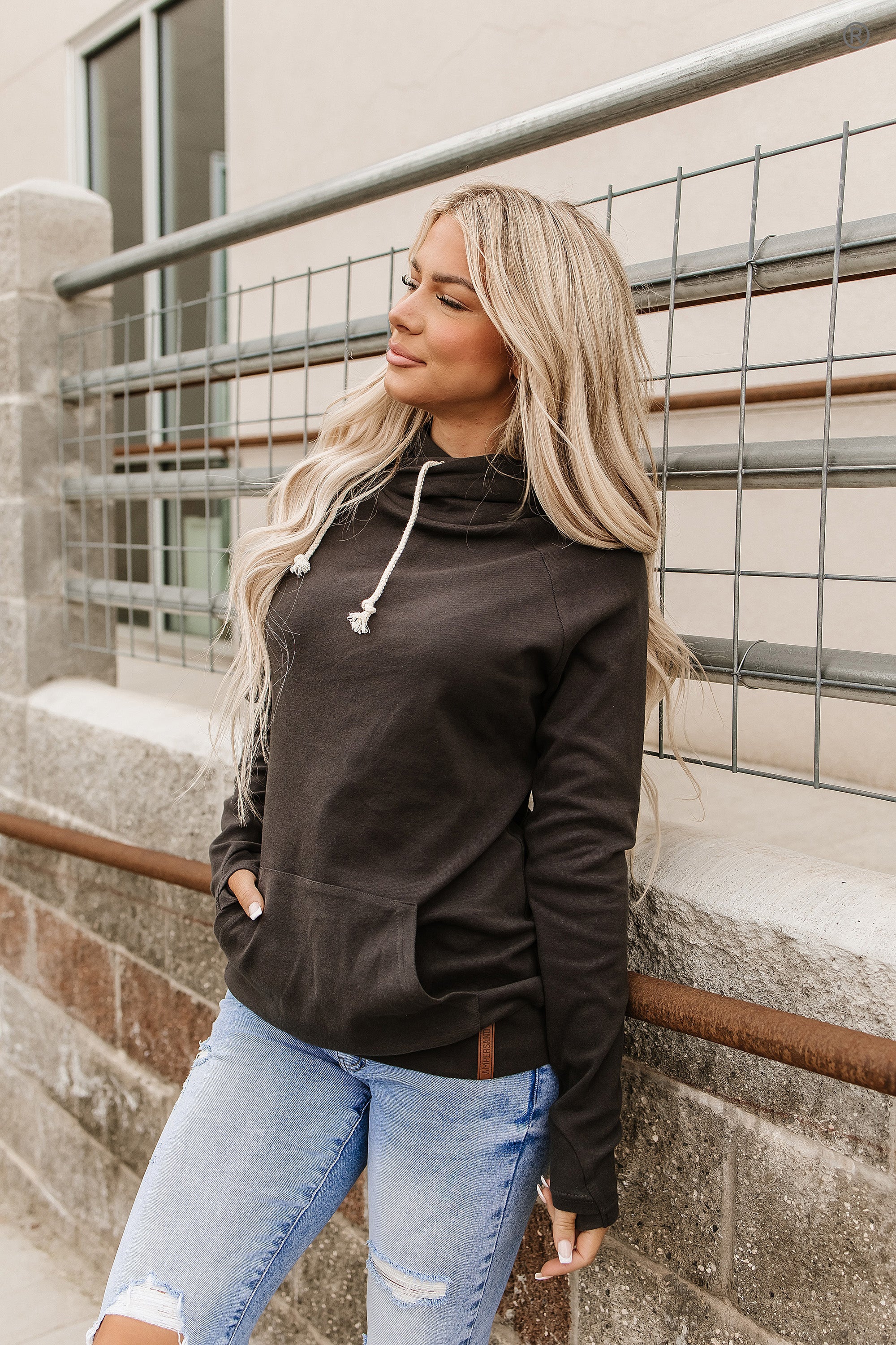 Ampersand Doublehood Sweater - Night Shimmer