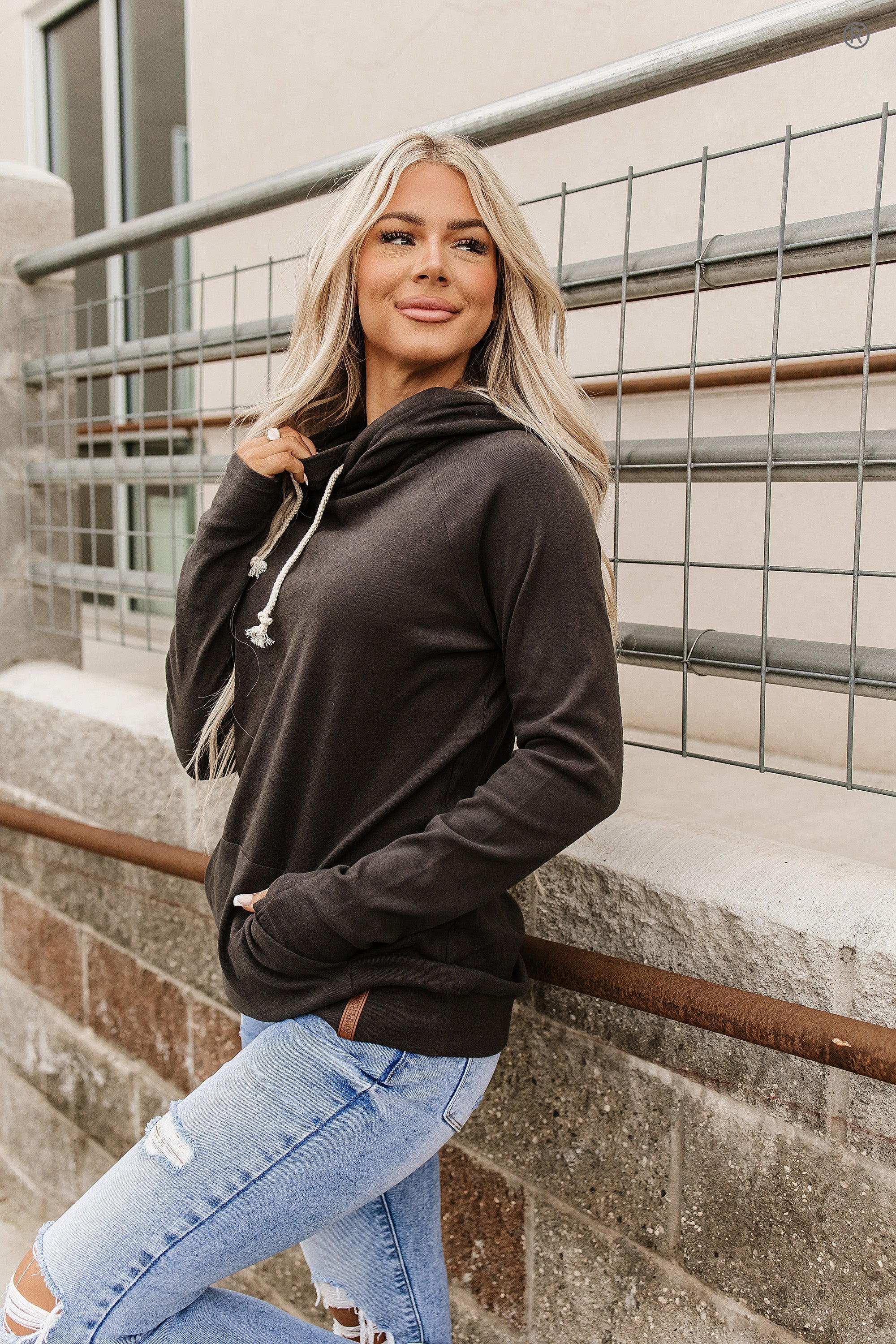 Ampersand Doublehood Sweater - Night Shimmer