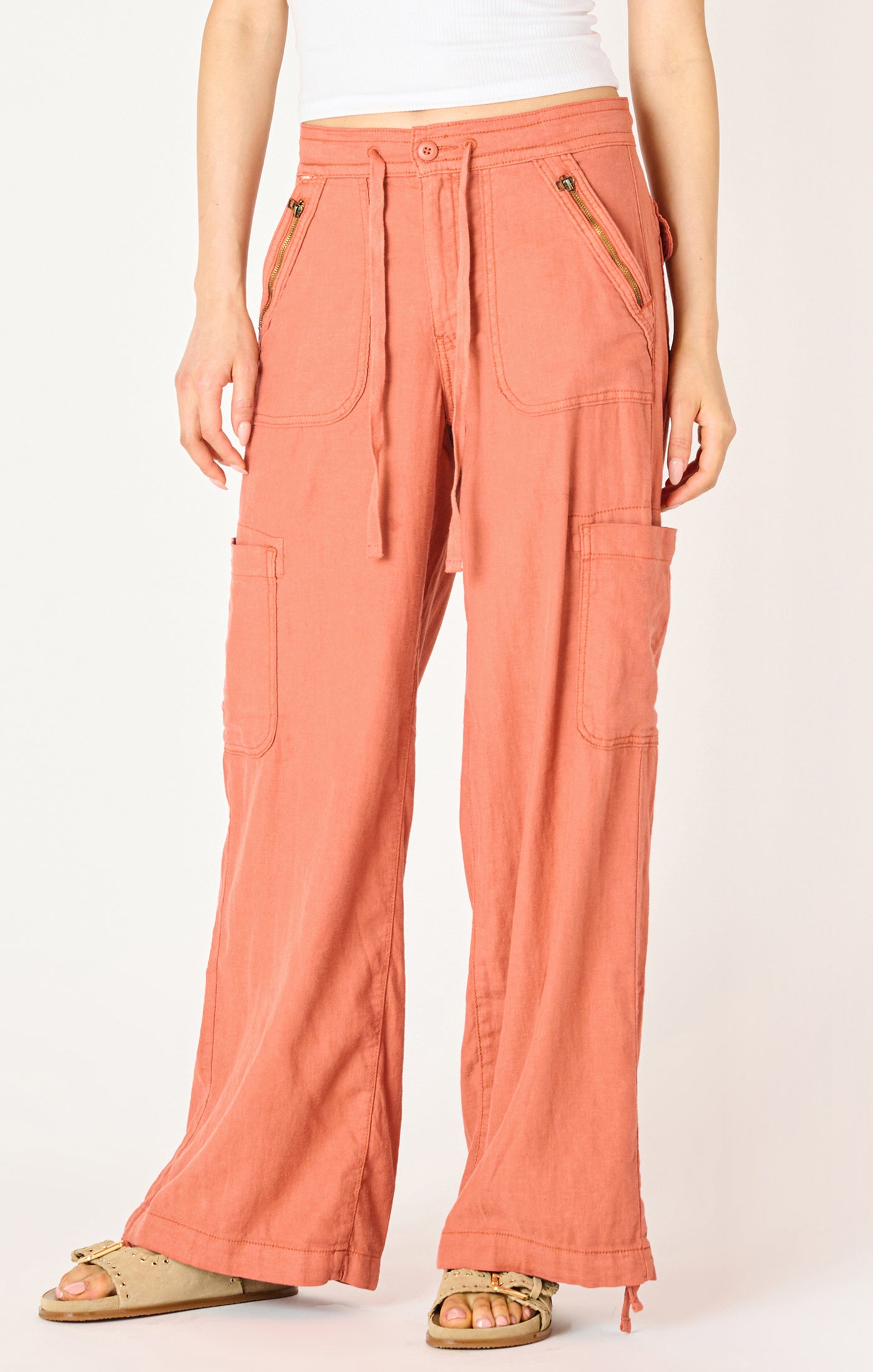 WIDE LEG CARGO PANTS