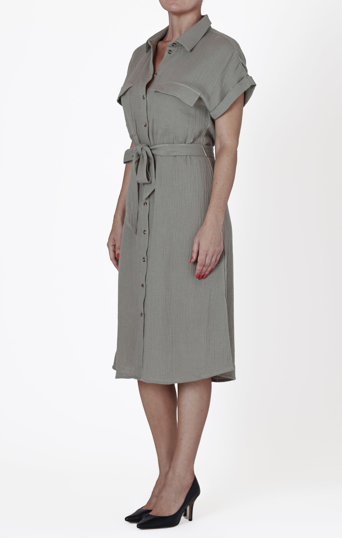 UTILITY SHIRT DRESS