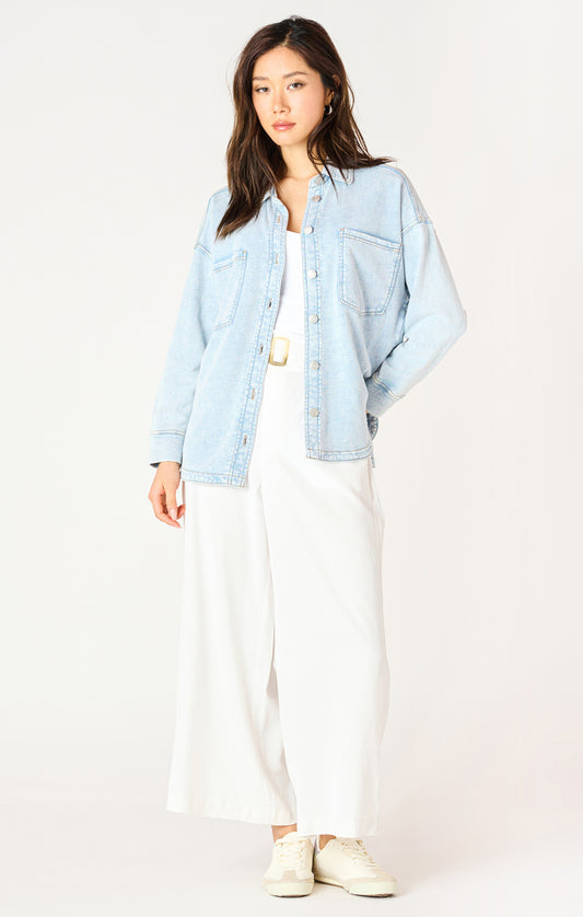 KNIT DENIM JACKET