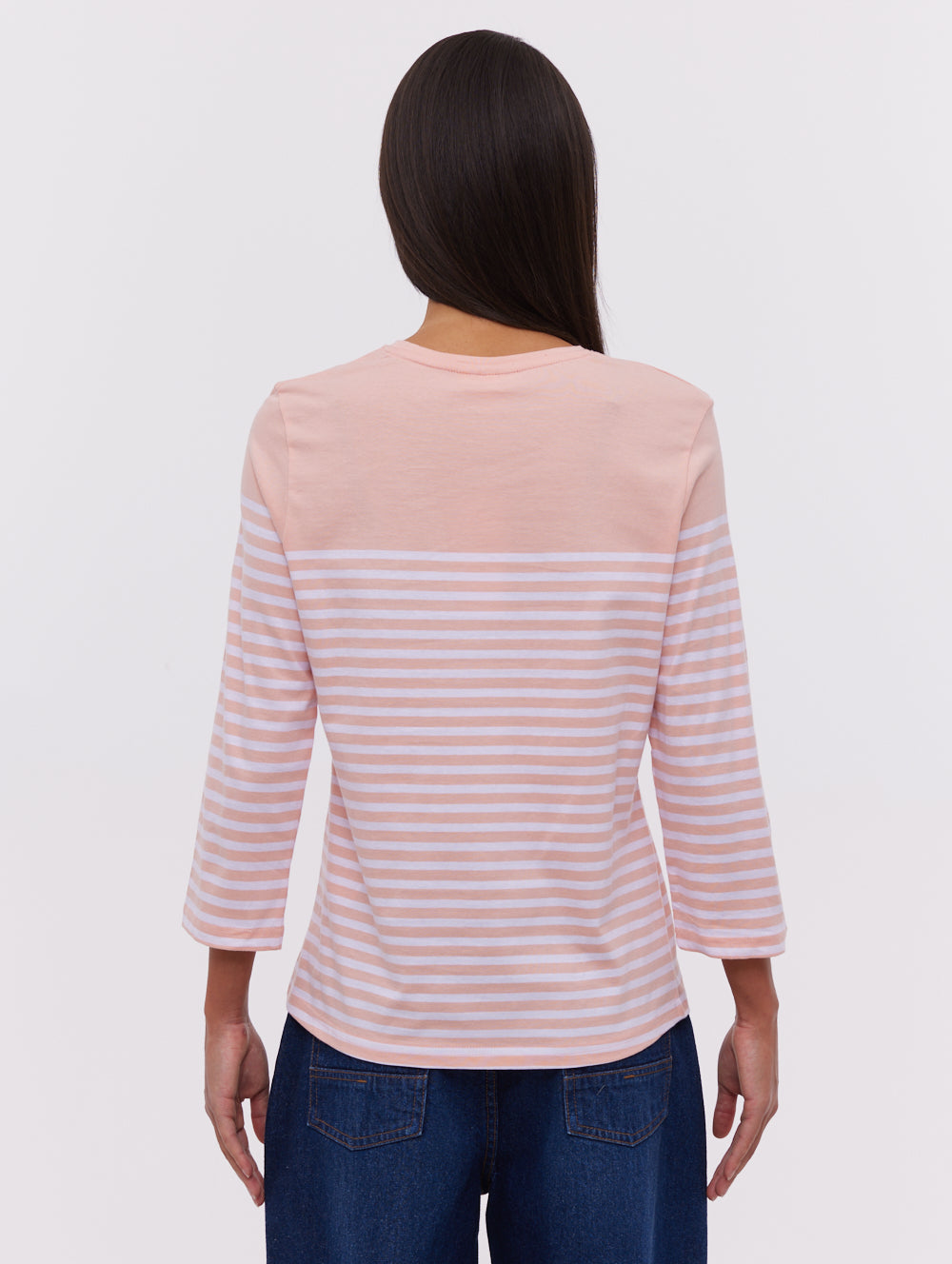 ARIAN NAUTICAL STRIPE 3/4 T-SHIRT