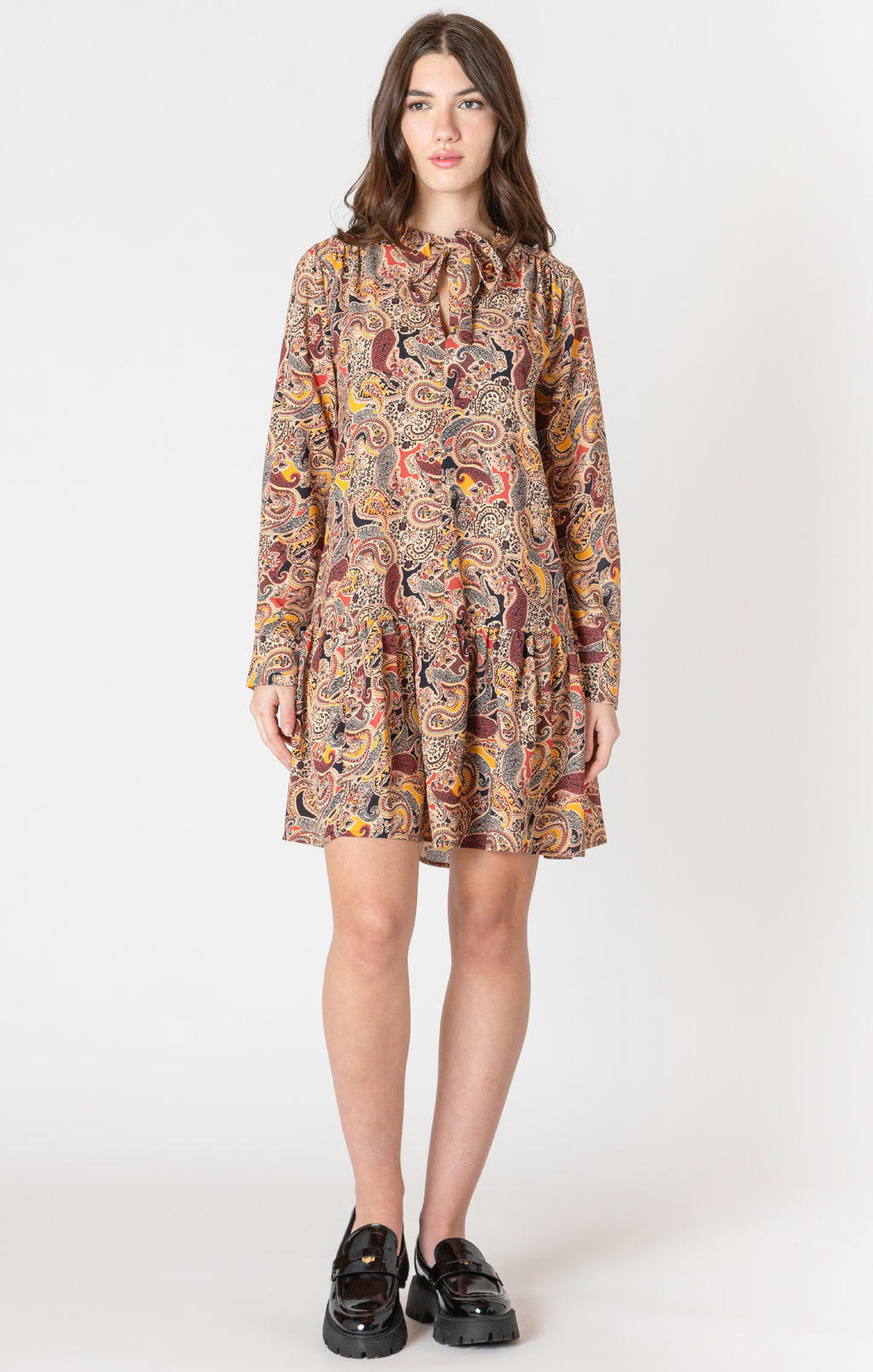 Flounce Hem Dress
