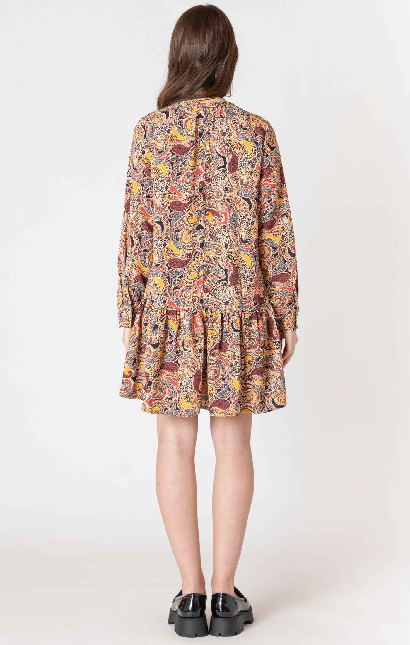 Flounce Hem Dress