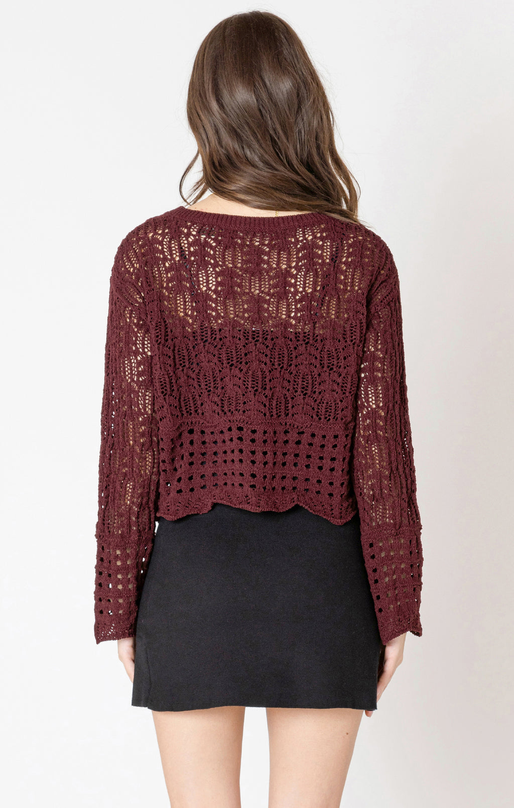 Wavy Hem Sweater