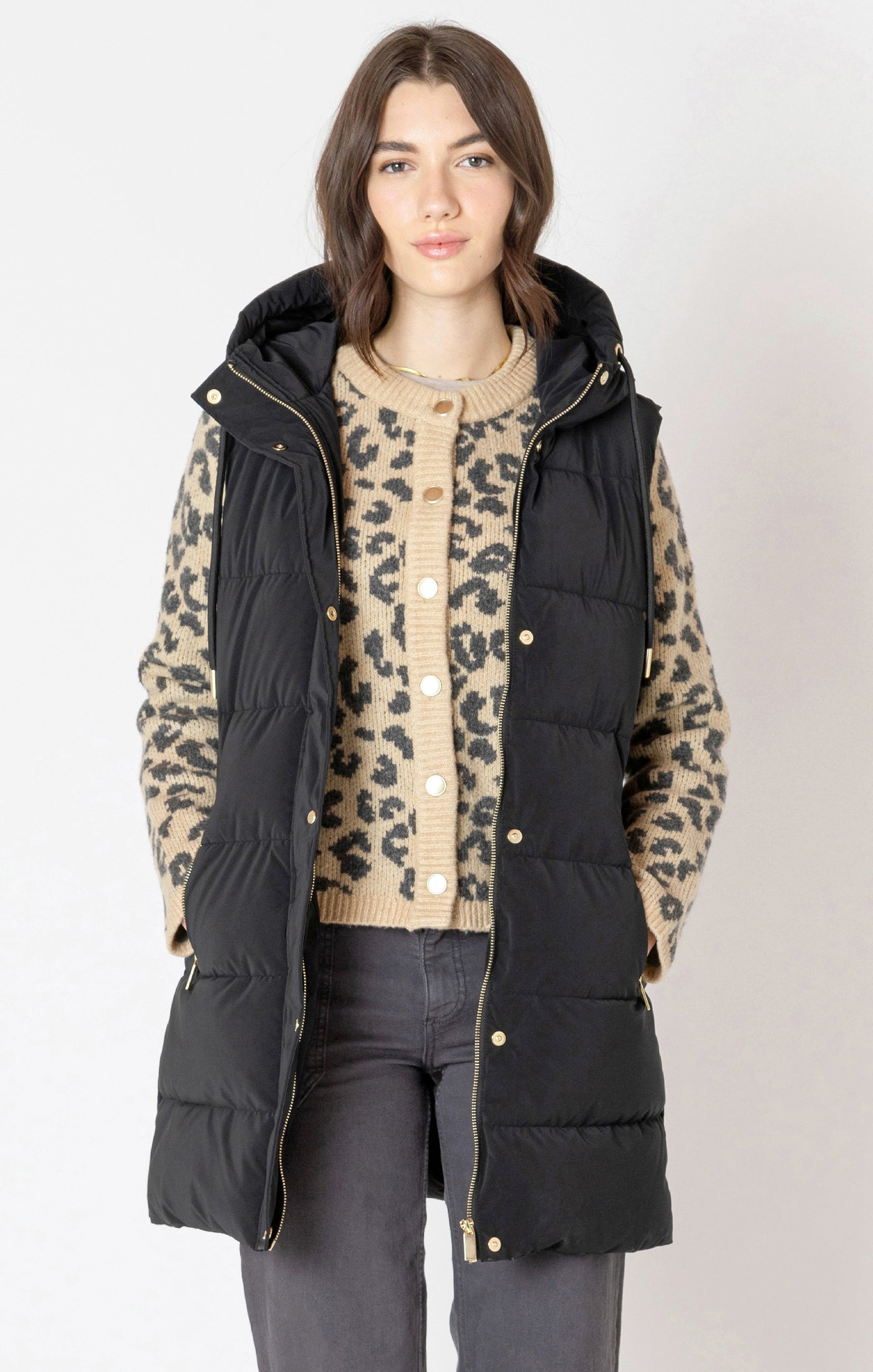 Hoodie Puffer Vest