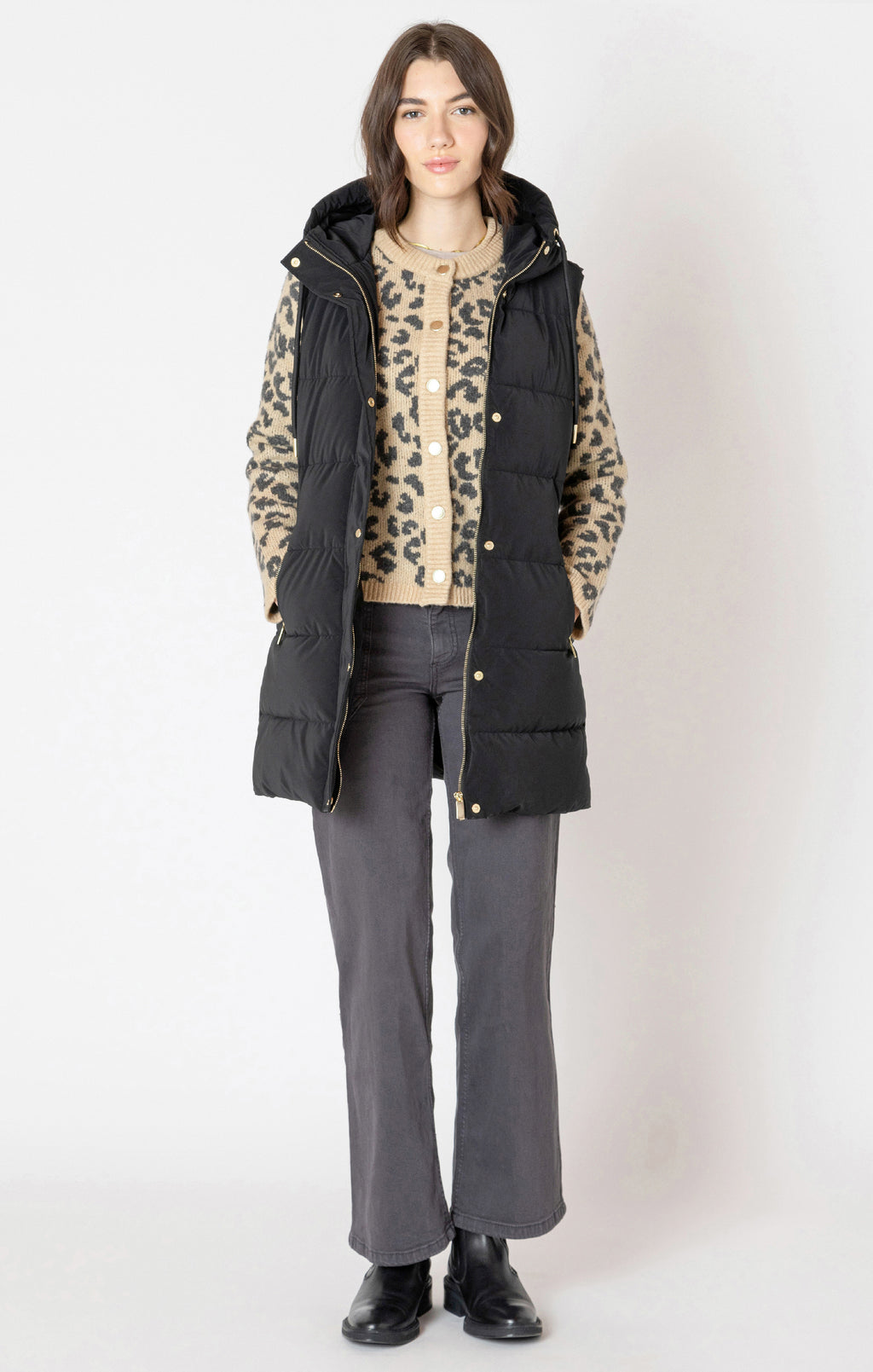 Hoodie Puffer Vest