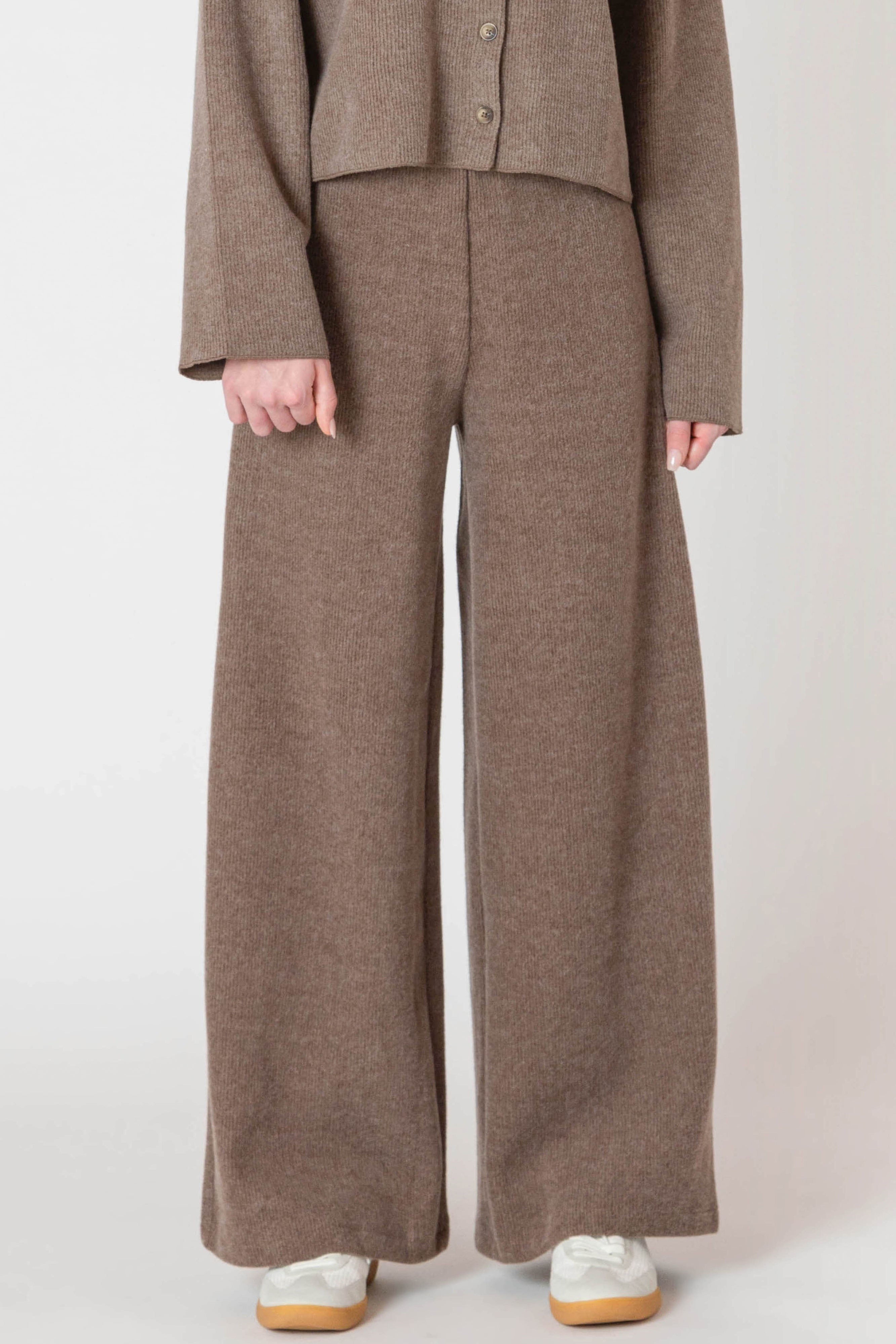 Mocha ribbed Pants