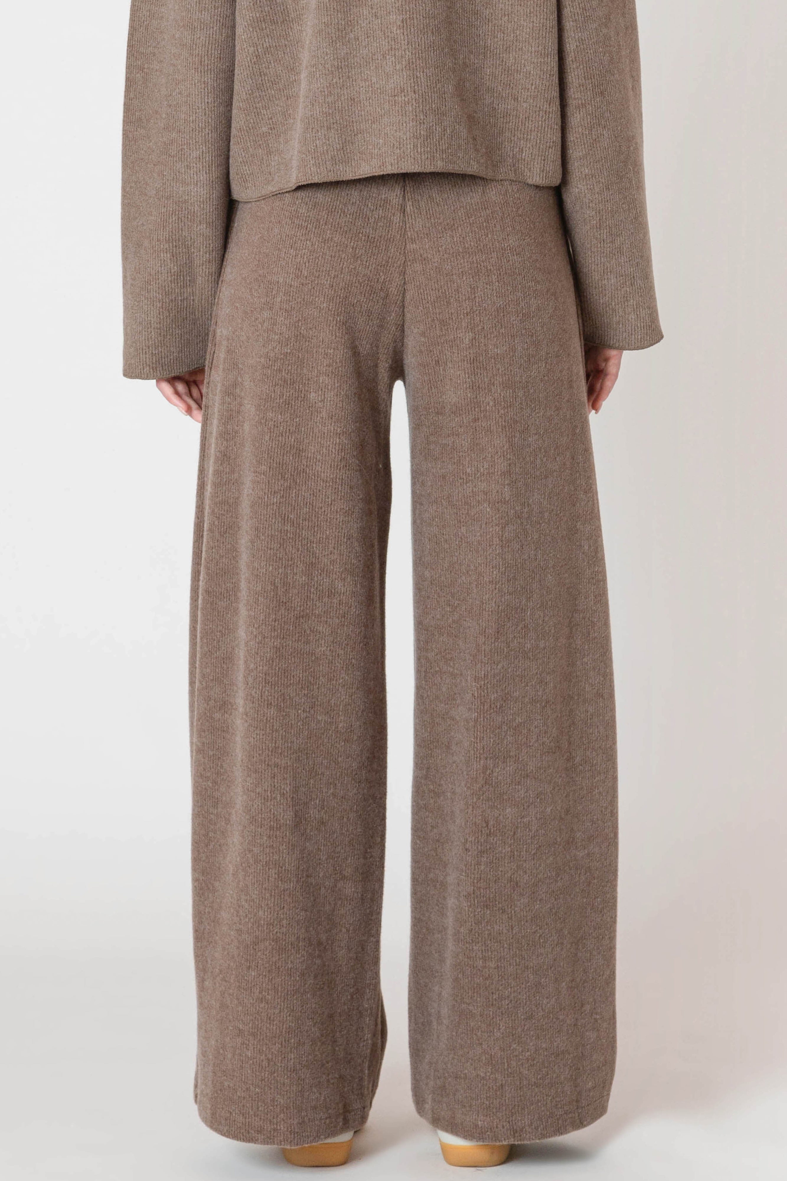 Mocha ribbed Pants