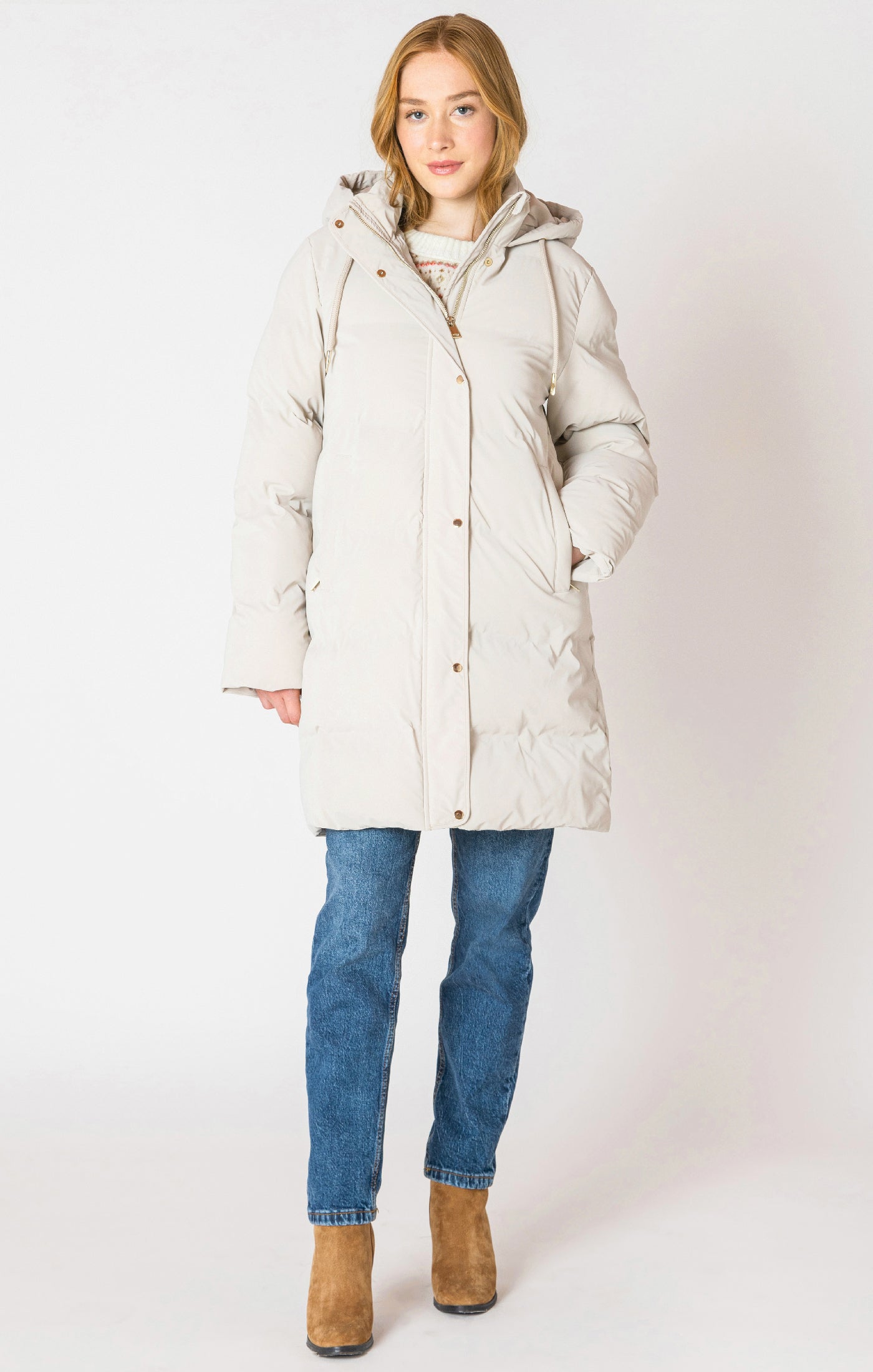 HOODED PUFFER COAT