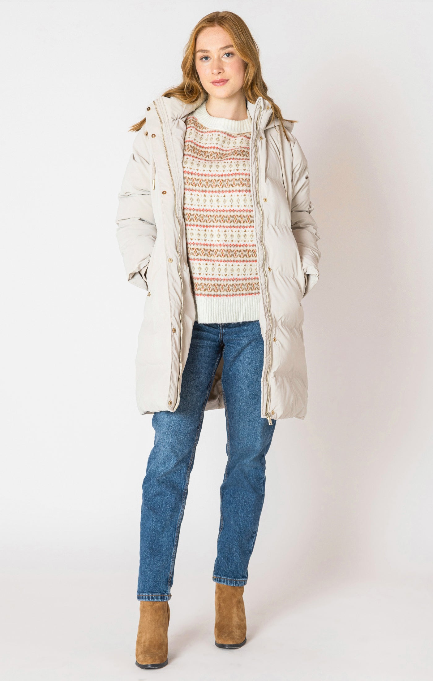 HOODED PUFFER COAT