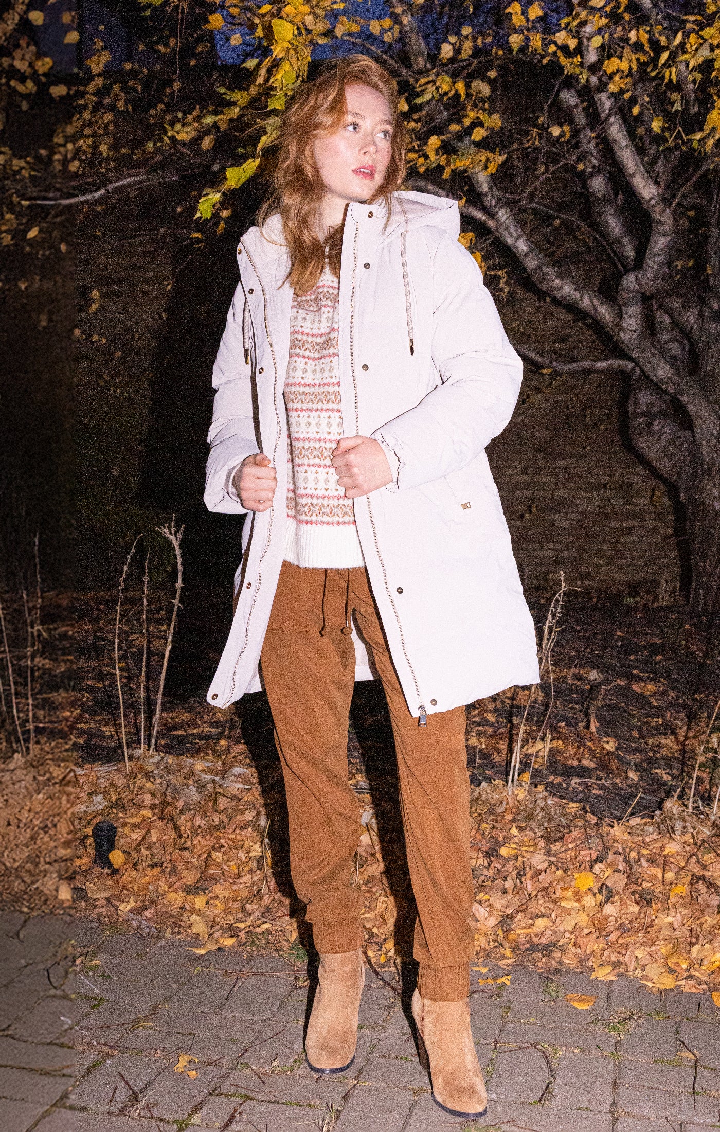 HOODED PUFFER COAT