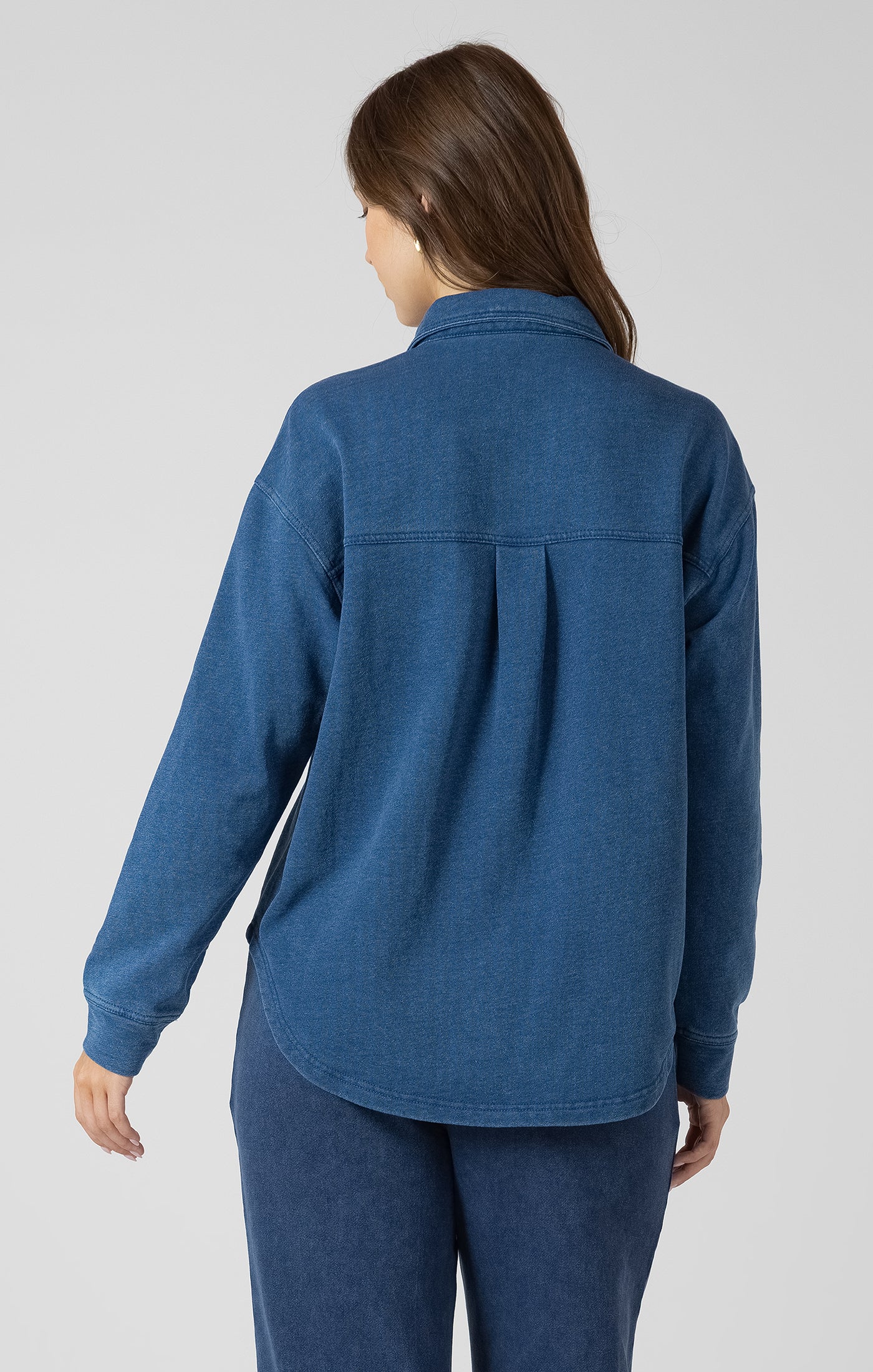 Washed Indigo Lounge Shirt