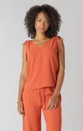V-Neck Tie Top