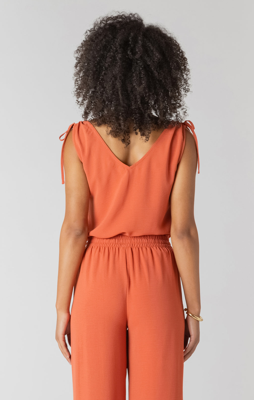 V-Neck Tie Top