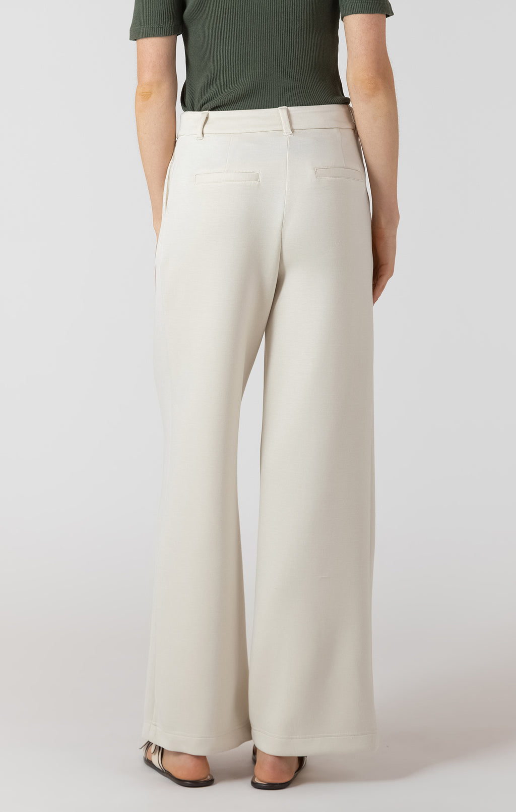 Scuba Knit Pant - Pearl