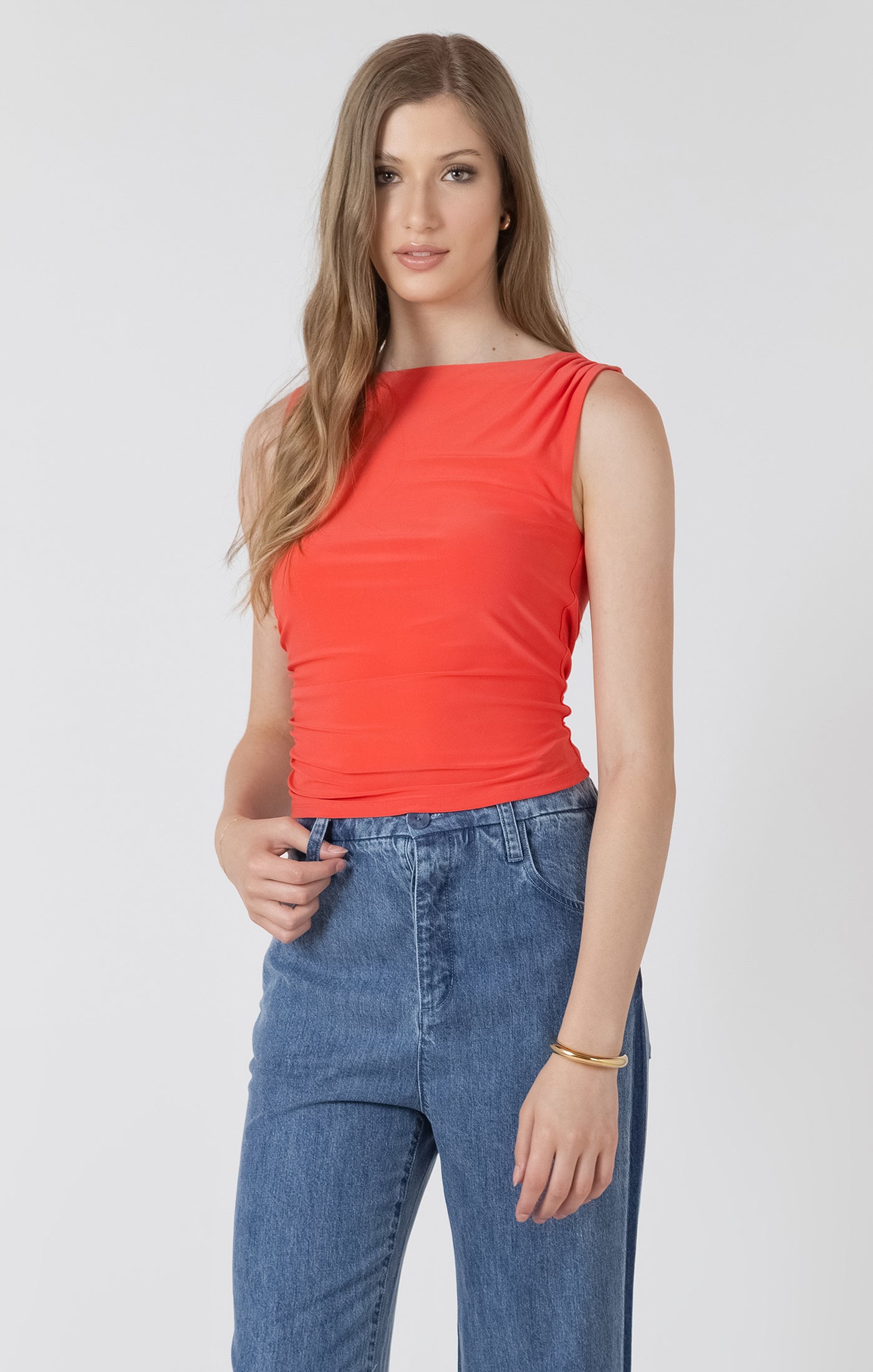 Shirred tank