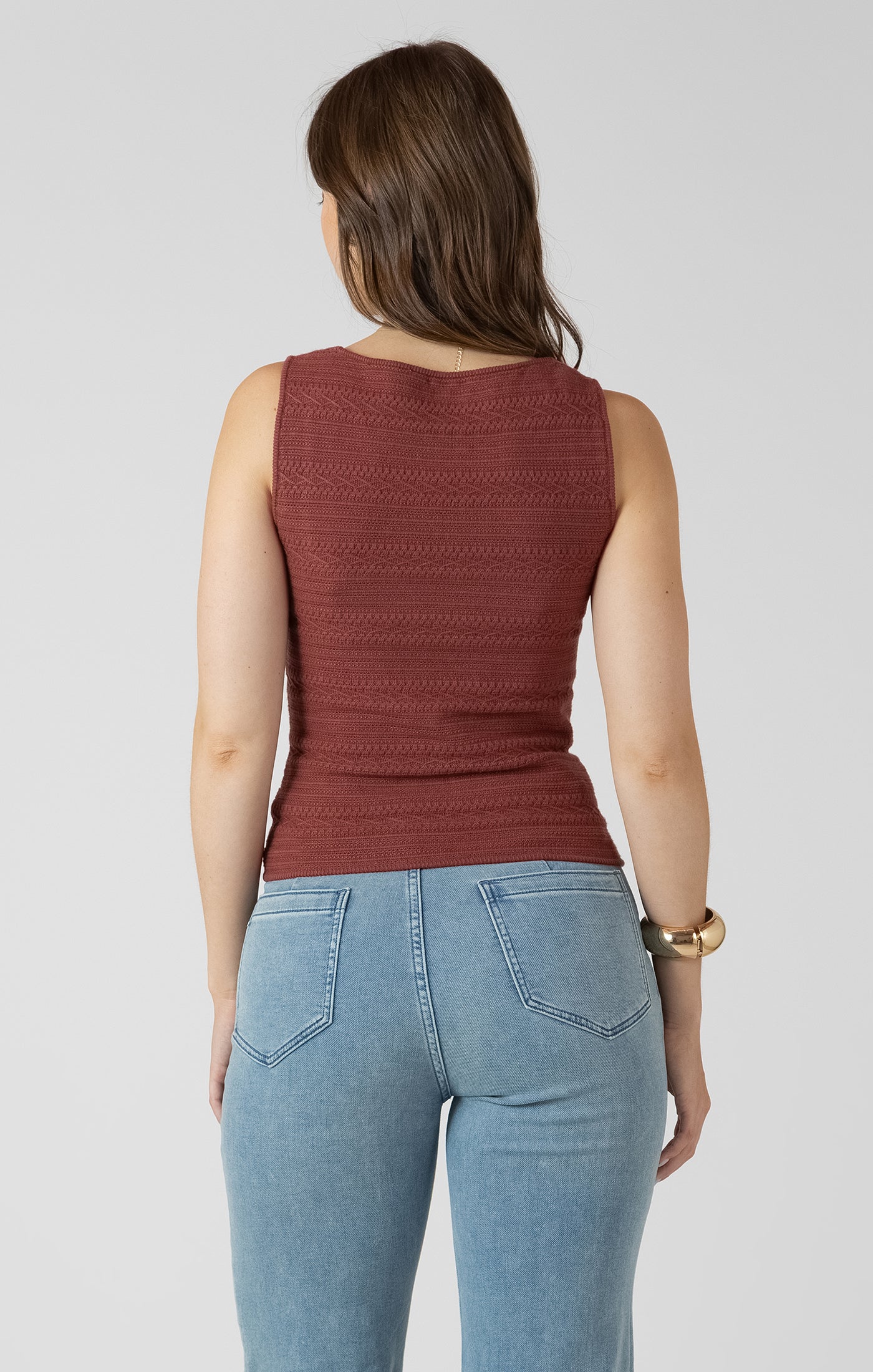 Squareneck Tank - Burnt Sienna