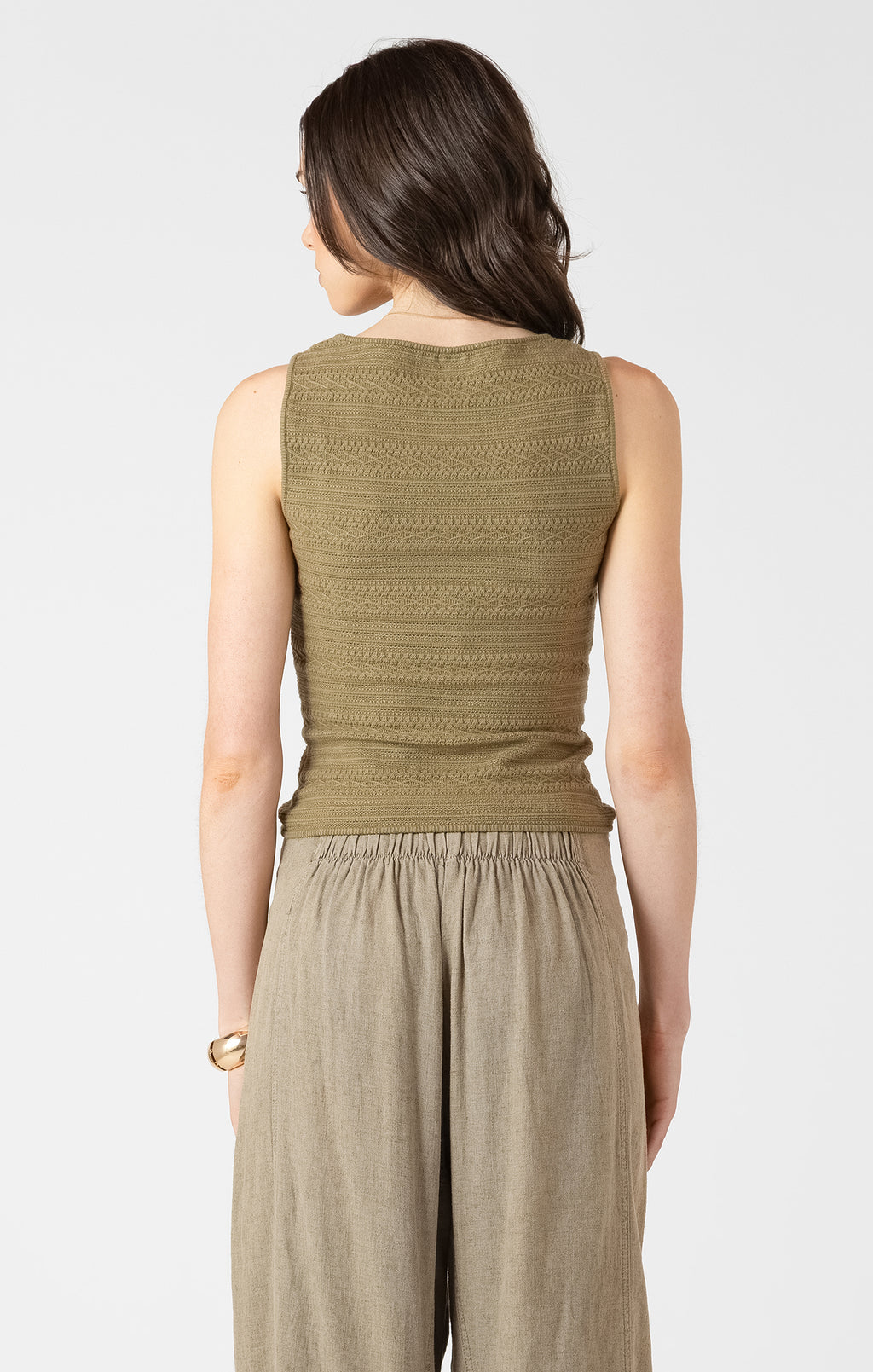 Squareneck Tank - Dusty Sage