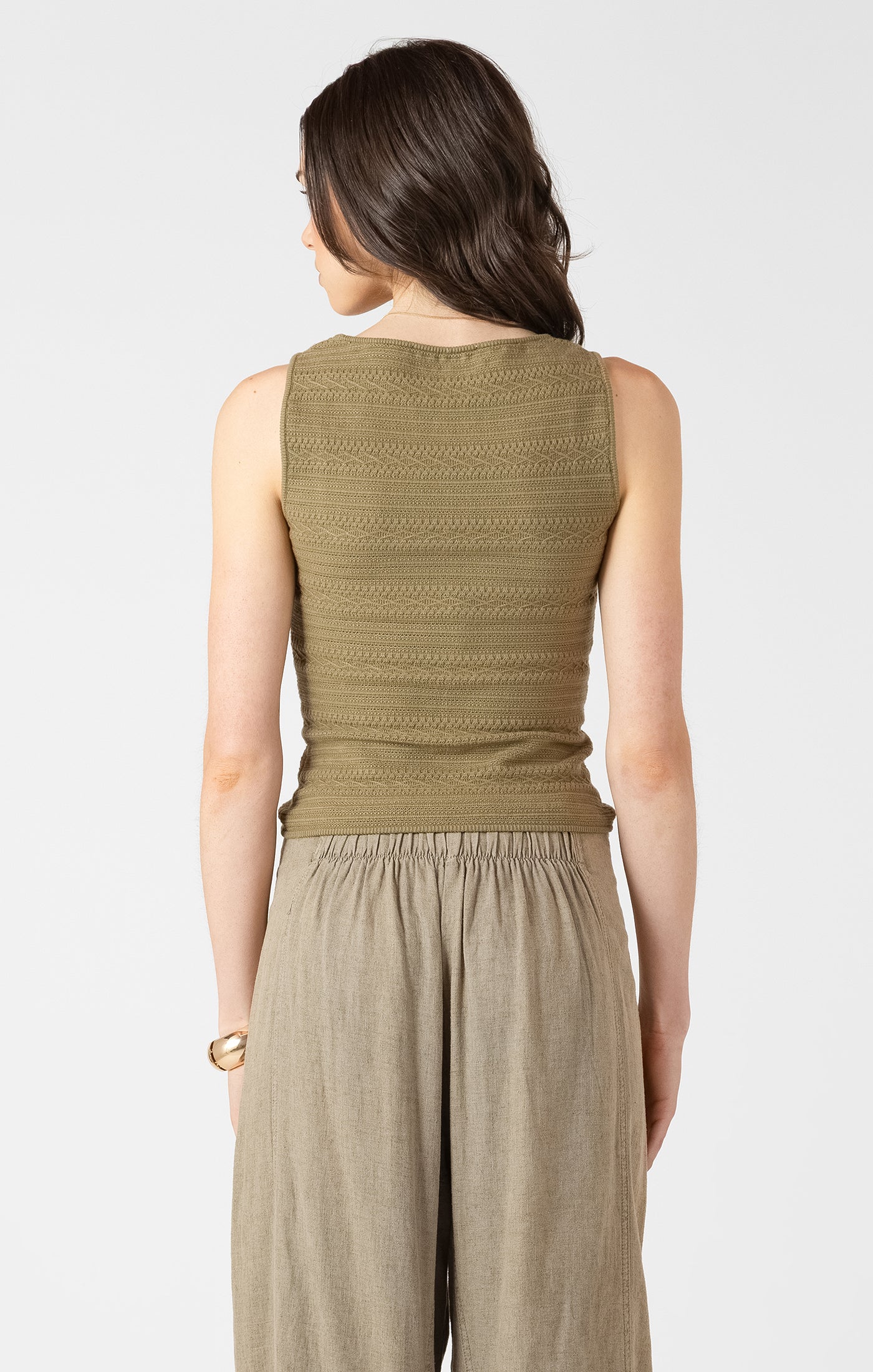 Squareneck Tank - Dusty Sage