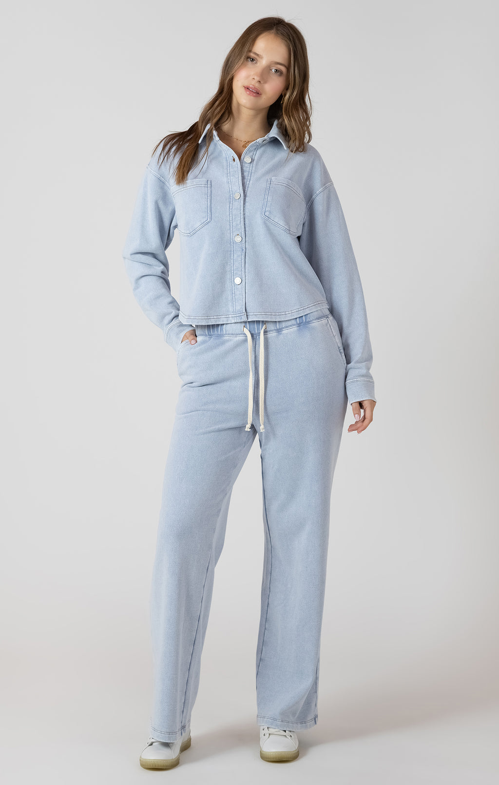 Denim Knit Lounge Pant