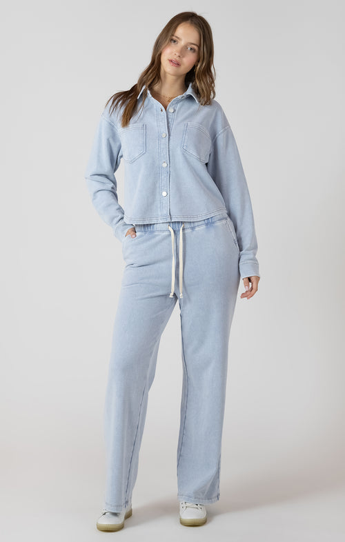 Denim Knit Lounge Pant