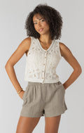 Crochet Button Vest
