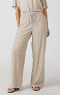 DRAWSTRING WIDE PANT