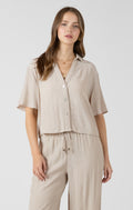 SHORT SLEEVE BLOUSE
