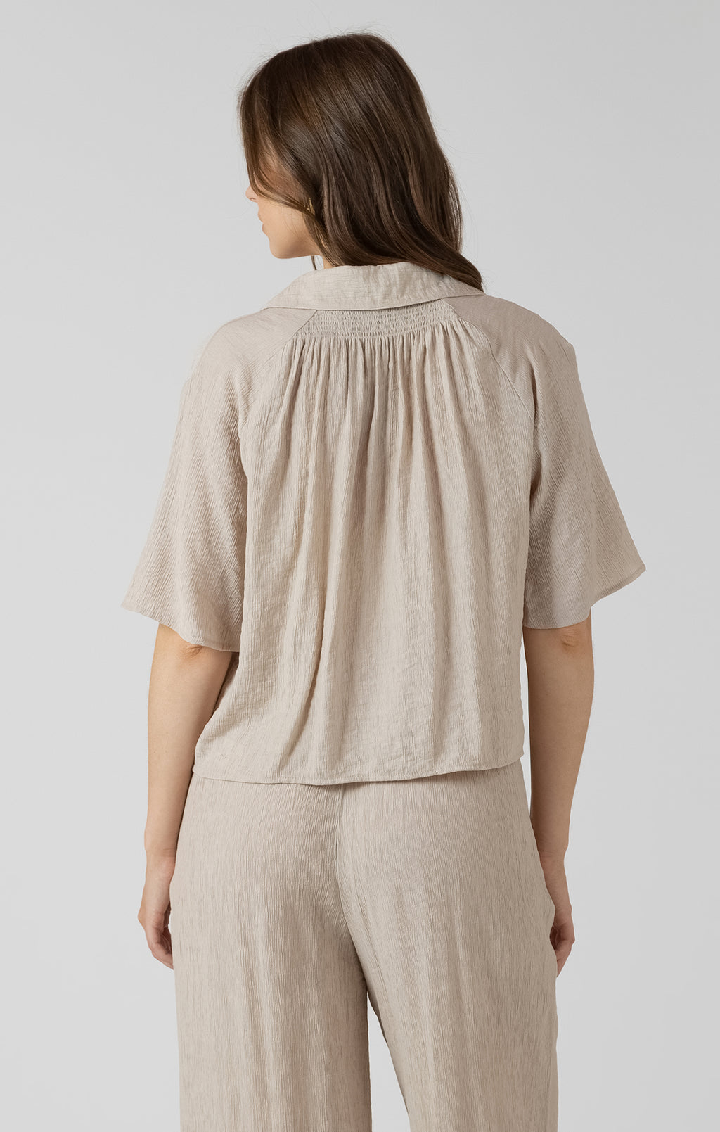 SHORT SLEEVE BLOUSE